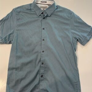 Ted Baker size 5 (XL) short sleeve button down shirt